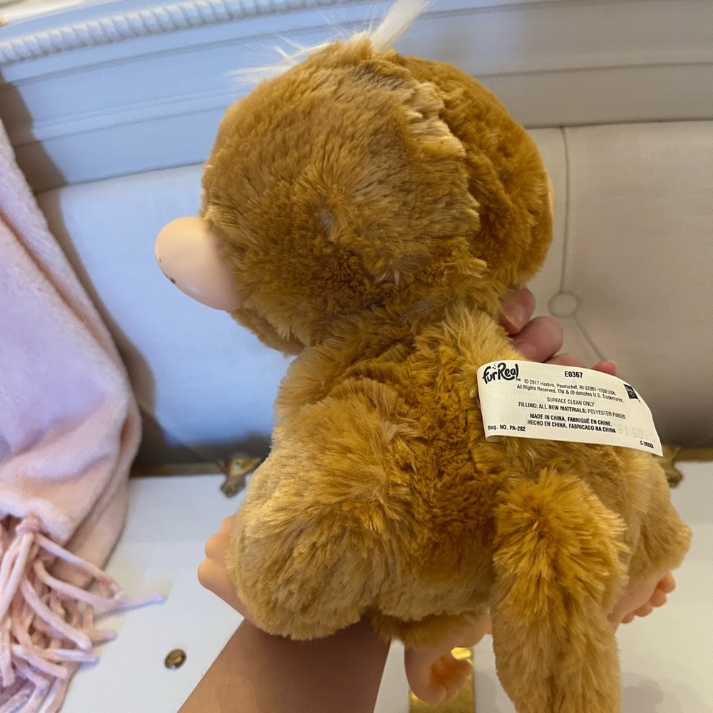 Fur Real Brown Interactive Monkey Toy - Picture 6 of 7